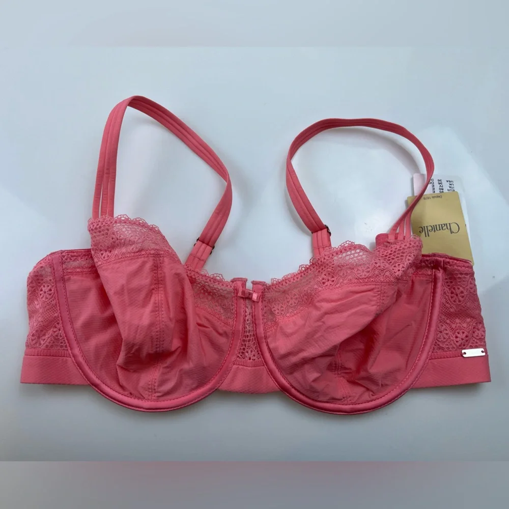 Chantelle Intimates Parisian Underwire Demi Bra 1475 SZ 36DD N266-17 - Picture 2 of 4